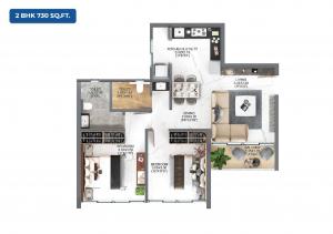 Evolvus By Majestique - Floor plan