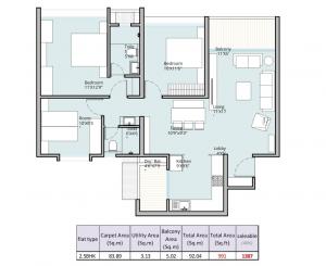 Logipark Pristine O2 World Part 1 - Floor plan