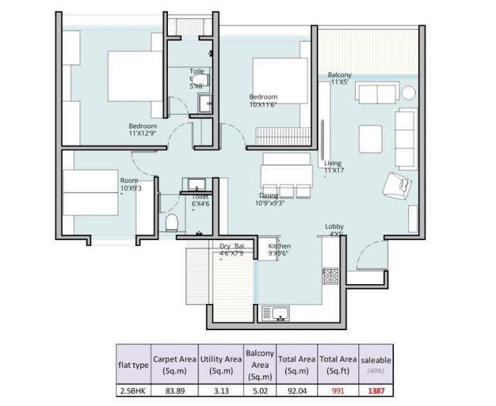 Logipark Pristine O2 World Part 1 - Floor Plan