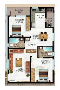 Jagati Shubha Nivas - Floor plan