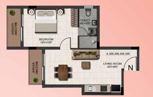 Bharathi Elements 2 - Floor Plan