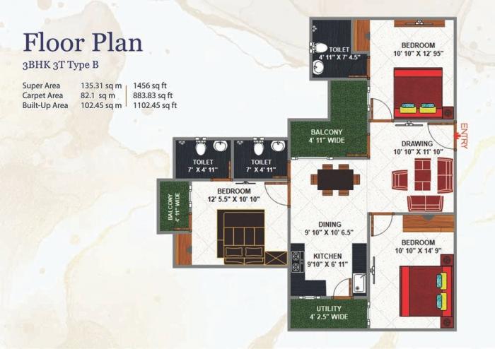 E Square Aspire - Floor Plan