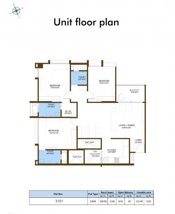 Codename The Exclusives - Floor Plan
