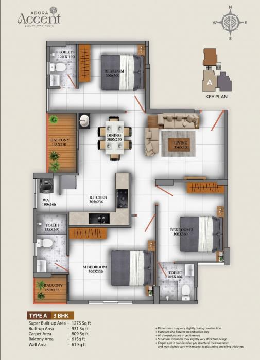 Adora Accent - Floor Plan