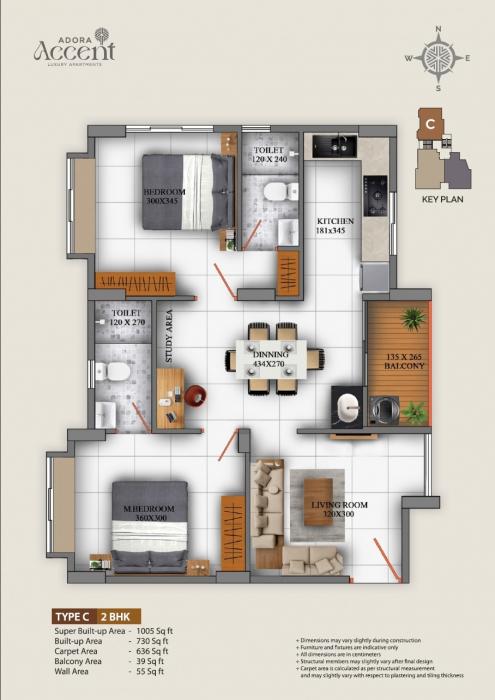 Adora Accent - Floor Plan