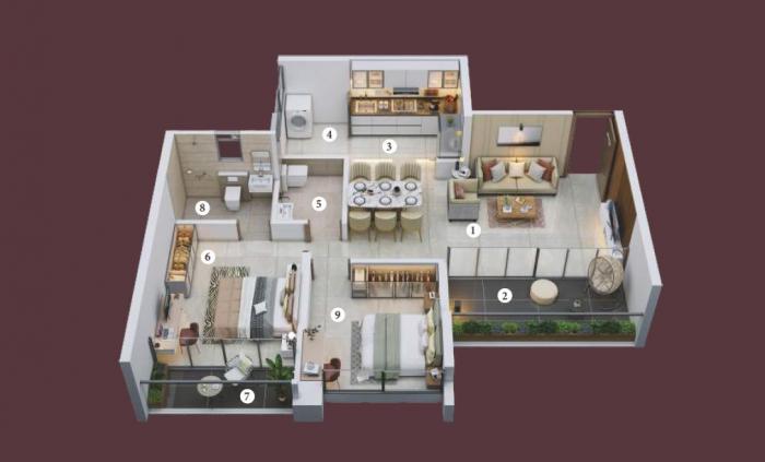 Shaligram Sky - Floor Plan