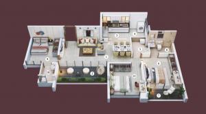Shaligram Sky - Floor plan