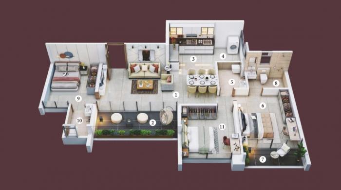 Shaligram Sky - Floor Plan