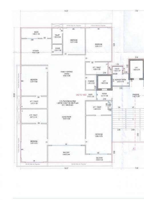 Aagam Waves - Floor Plan
