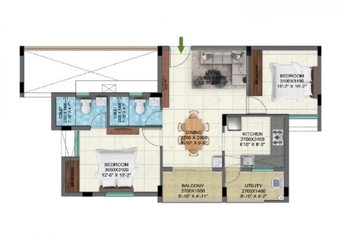 Ruby Arcadia - Floor Plan