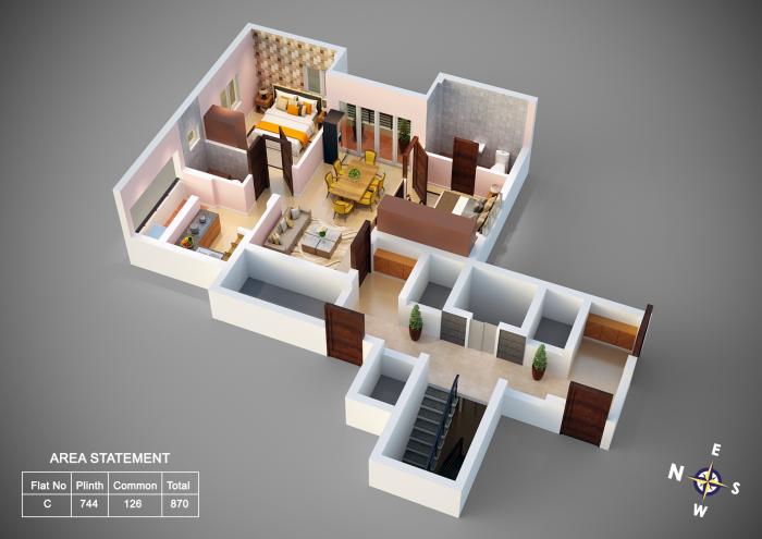 Studio 12 Residence - Floor Plan