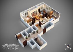 Studio 12 Residence - Floor plan