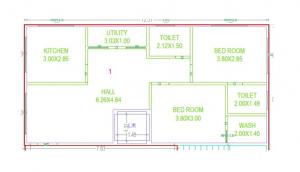 RR Ramnarayan Residency - Floor plan