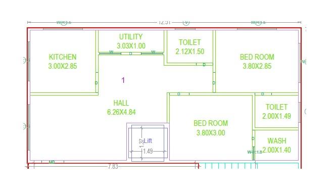 RR Ramnarayan Residency - Floor Plan