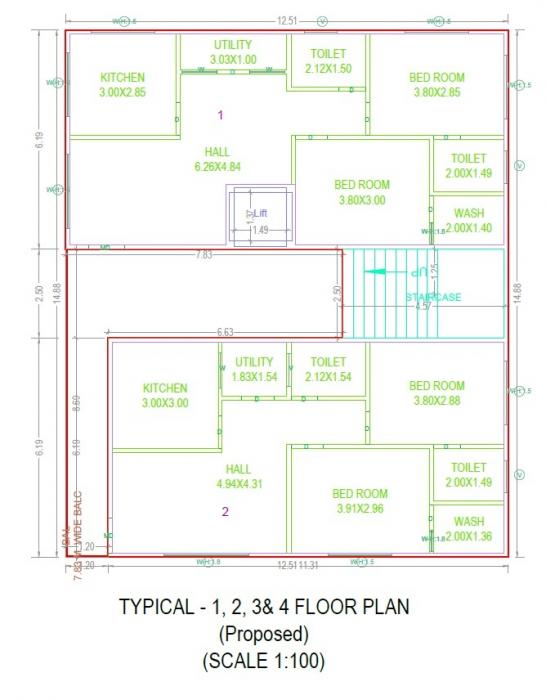 RR Ramnarayan Residency - Master Plan