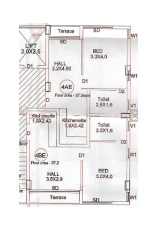 Greha Five Elements - Floor Plan