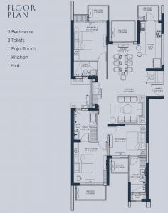 The Blue - Floor plan