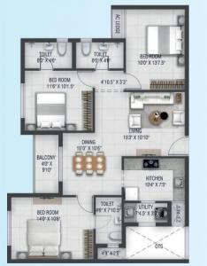 Ruby Courtyard - Floor plan