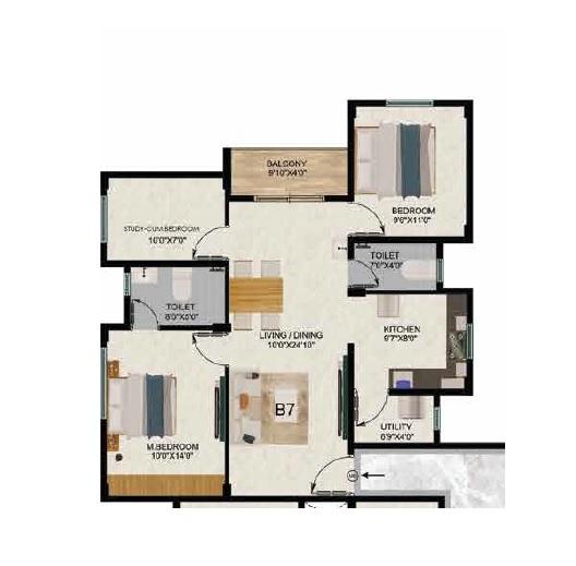 Unitd 49 - Floor Plan