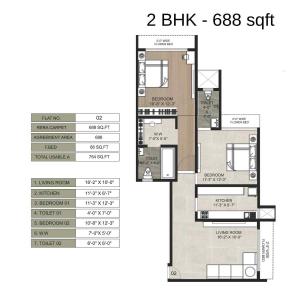 Metro Regalia - Floor plan