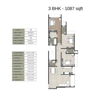 Metro Regalia - Floor plan