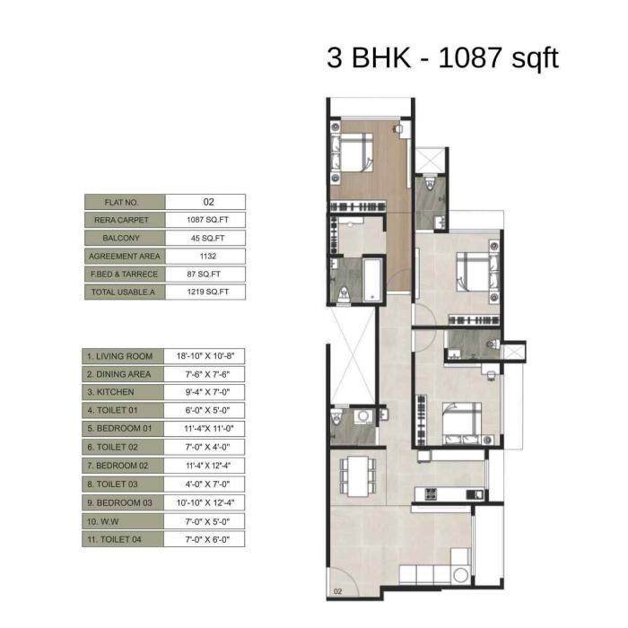 Metro Regalia - Floor Plan