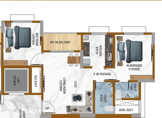 Amber Elite - Floor Plan