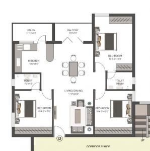 Trident Tranquility - Floor plan