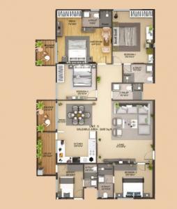 Vainavi Celestium - Floor plan