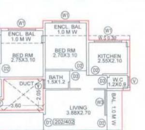 Bramha Heritage - Floor plan