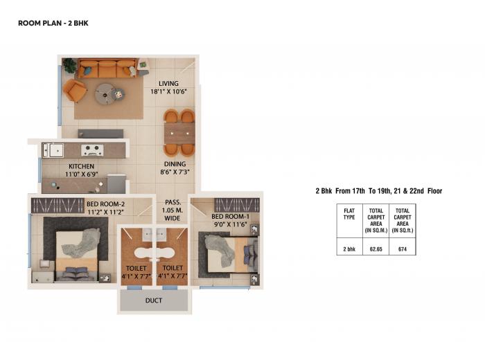Dreams Empire - Floor Plan