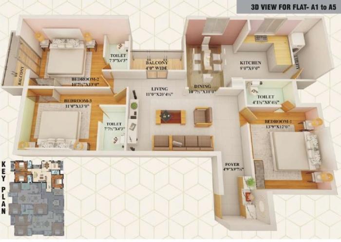 KB Courtyard - Floor Plan