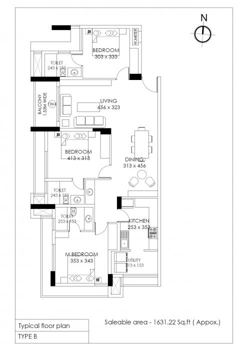 Skyline Beleza - Floor Plan