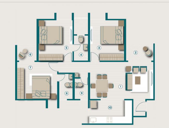 209 Hadapsar - Floor Plan