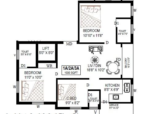 Perfect Placid - Floor Plan
