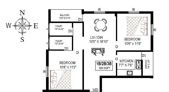 Perfect Placid - Floor Plan