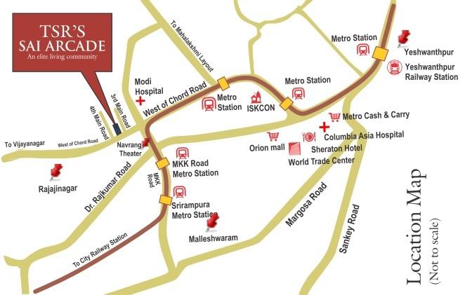 TSR Sai Arcade - Locality