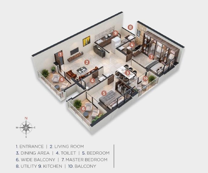 Solitaire Unity - Floor Plan