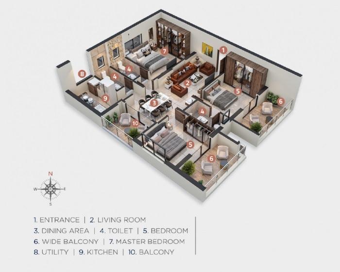 Solitaire Unity - Floor Plan
