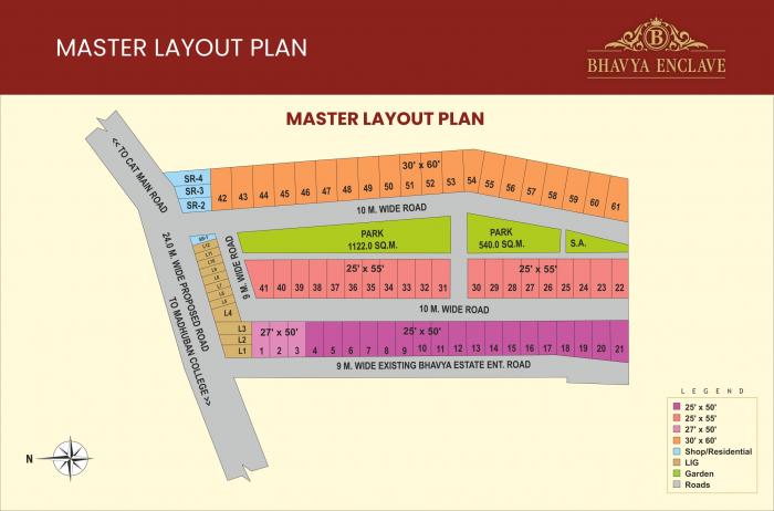 SS Bhavya Enclave - Master Plan