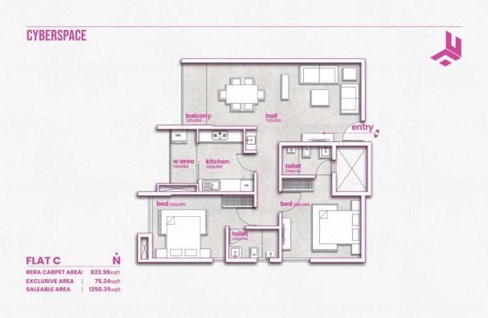 Prisunic Cyberspace - Floor Plan