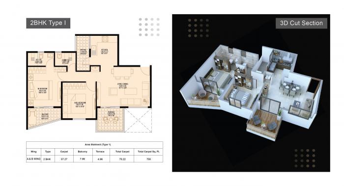 D A Samarth County - Floor Plan