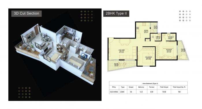 D A Samarth County - Floor Plan