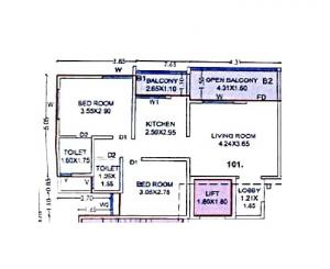 Bappa Towers - Floor plan