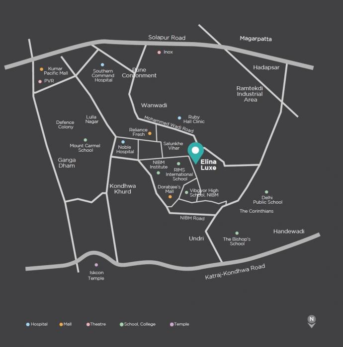 Elina Luxe Tower G and H - Locality