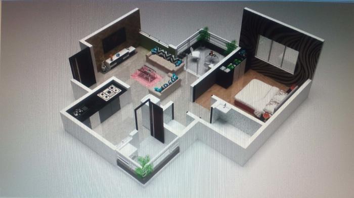 Khushi Pushpak Wing B - Floor Plan