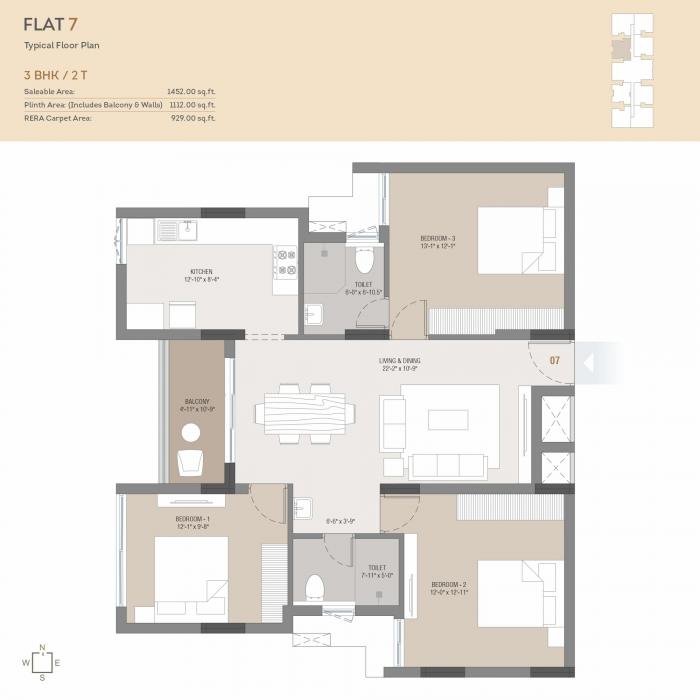 Ankur Aralias - Floor Plan
