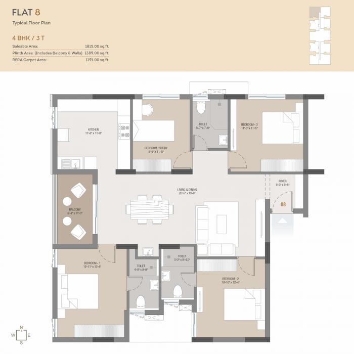 Ankur Aralias - Floor Plan
