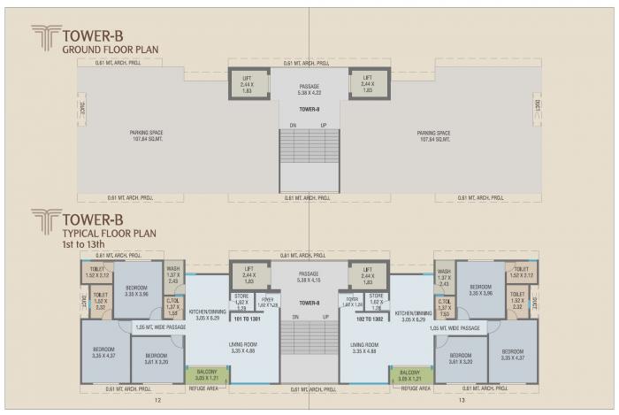 Trident by Courtyard - Site Plan