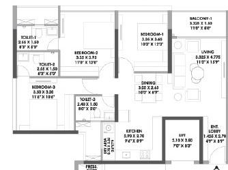 Codename Riverside Balewadi - Floor Plan